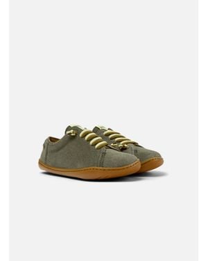 Camper Peu Cami Girls Casual Shoes - Green
