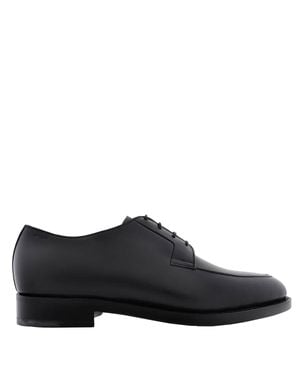 Bally Wimbo Leather Schoenen Derby Shoes, Brand Size 10 Us Size 11 - Black