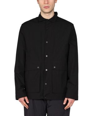 Monobi Cotton And Nylon Jacket - Black