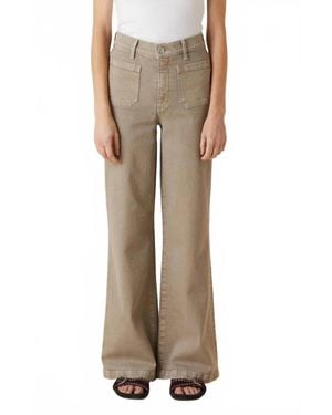 Le Jean Virginia Wideleg Jean - Natural