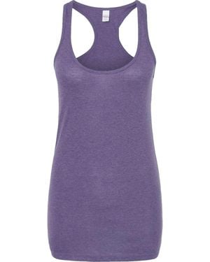 Tultex Poly-Rich Racerback Tank Top - Purple