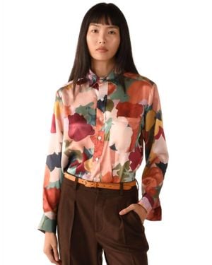 CISSA Belle Silk Shirt - Red
