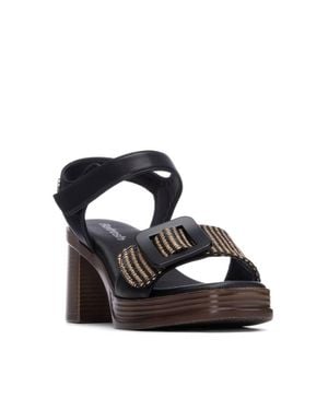 Xti Refresh Collection Block Heel Sandals - Black