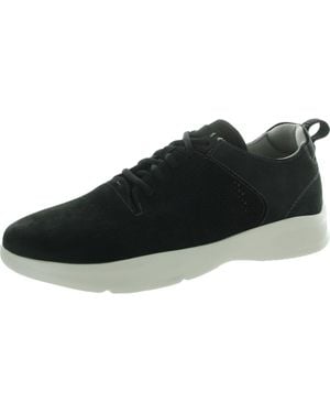 Florsheim Studio Perf Toe Ortholite Nubuck Casual And Fashion Sneakers - Black