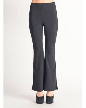 Dex Flared Knit Leggings - Blue