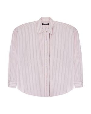 Y. Project Hook And Eye Pinstripe Long Sleeve T-Shirt - Pink