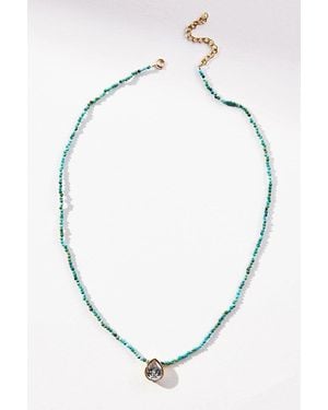 Kozakh Rosario Spinel Necklace - Blue