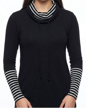 Bibi Sally Stripes Top - Blue