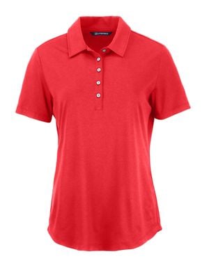 Cutter & Buck Coastline Epic Comfort Recycled Polo - Red