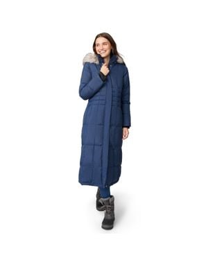 Free Country Full Length Splendor Down Jacket - Blue