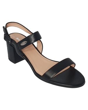 Bally Carlas 6234126 Lamb Leather Heeled Sandals - Black