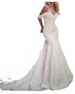 Mori Lee Pietra Wedding Dress - White