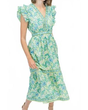 Clara the Label Kira Midi Dress - Green