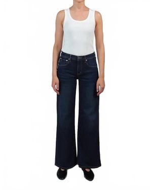 eTica Romi French Wide Leg Pants - Blue