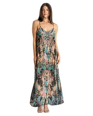 La Moda Clothing Lunetta T-Back Maxi Dress - White
