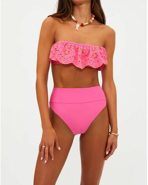Beach Riot Highway Bikini Bottom - Red