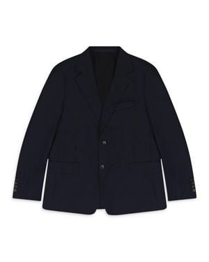 Lanvin Single Breasted Flap Pockets Jacket Blazer - Blue