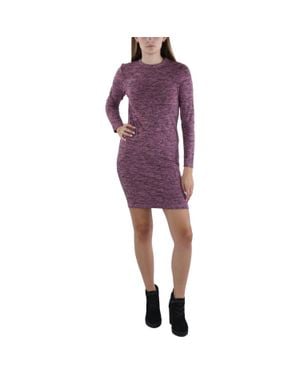 French Connection Space Dye Knit Dress - Purple