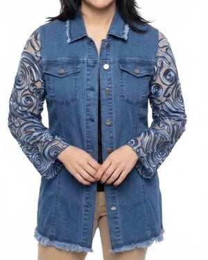 A.Z.I. Melissa Jean Jacket - Blue