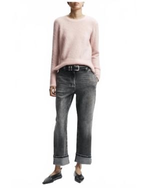 Saint Art Denim Straight Leg Pants - Natural
