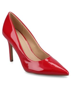 Journee Collection Journee Venus Stiletto Dress Pumps - Red