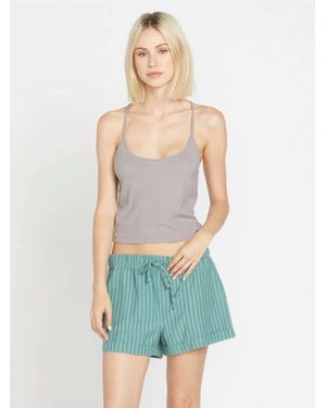 Volcom Slip Knit Cami Tank - Blue