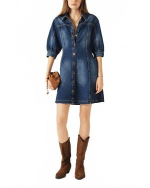 Ba&sh Barb Mini Dress - Blue