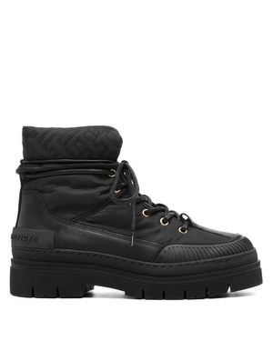 Tommy Hilfiger Monogram Outdoor Boot - Black