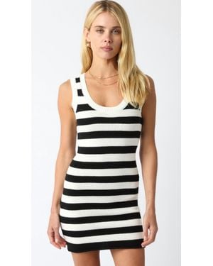 Olivaceous Liliana Knit Tank Dress - Black