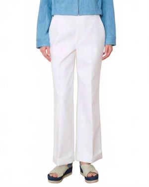 WE-AR4 Parker Straight Leg Pants - White