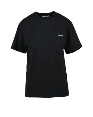 Coperni Logo Relaxed Fit Organic Cotton T-Shirt - Black