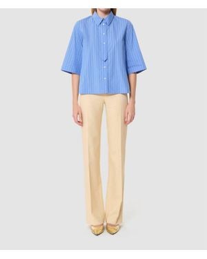 Tara Jarmon Candide Striped Top - Blue