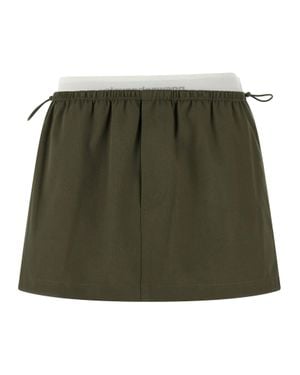 Alexander Wang Cotton Long Skirt - Green