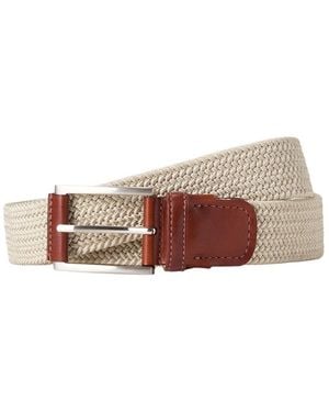 Robert Talbott Stretch Nylon Garfield Belt - Brown