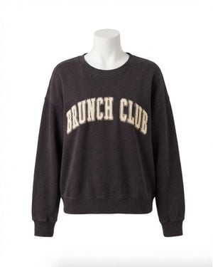 Z Supply Brunch Club Sweatshirt - Black