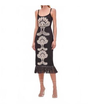Alexis Naturi Midi Dress - Red