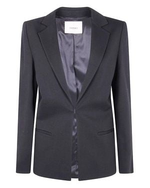 Twinset Tailored Notch-Lapel Viscose-Blend Blazer - Blue