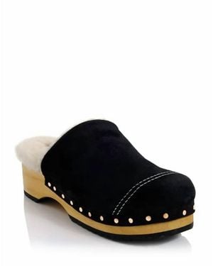 Free People Oak Cozy Clog - Black