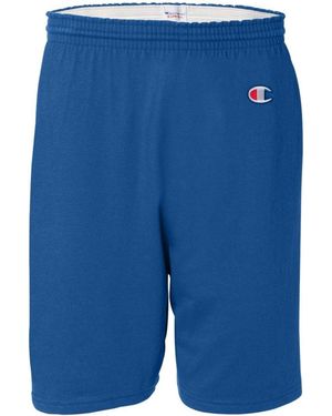 Champion Cotton Jersey 6 Shorts - Blue
