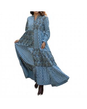 Layerz Clothing Cecily Maxi Dress - Blue