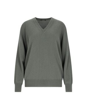 Canessa V-Neck Sweater - Gray