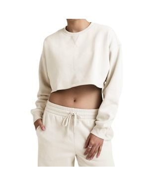 Beyond Yoga Luxefleece Boxy Pullover - White