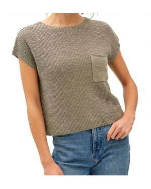 Be Cool Sondi Pocket Tee - Gray