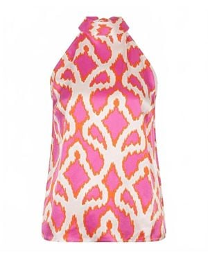EsQualo Halter Neck Top - Pink