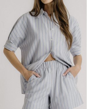 SABLYN Gisele Relaxed Top - Gray