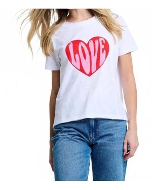 Lisa Todd Hello Love Tee Top - Blue