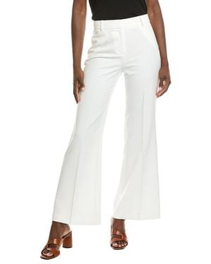 Kenneth Cole Luxe Twill Flare Pant - White