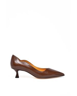 Mara Bini Leather Pumps - Brown
