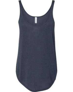 Bella Canvas Flowy Tank With Side Slit - Blue