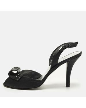 Stuart Weitzman Crystal Embellished - Black